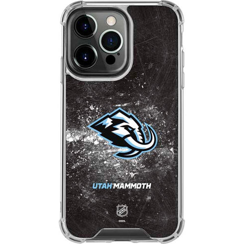 NHL Utah Mammoth Ice Frost iPhone 15 Pro Clear Case